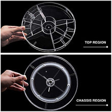 Load image into Gallery viewer, Acrylic Makeup Organizer by Exceleor, Cosmetic Storage and Vanity Perfume Organizer in Countertop Bathroom Dresser, 360 Rotating Makeup Holder Stand for Beauty Caddy Skincare, Transparent & Clear.