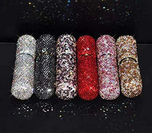 Load image into Gallery viewer, TISHAA Bling Dazzling Portable Travel Perfume Spray Mist Toiletry Bottle Container (White)