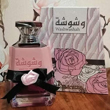 Load image into Gallery viewer, Washwashah for Women EDP - Eau De Parfum 100ML (3.4oz) | Arabian Perfumery | Oriental Fruity-Floral Fragrance with Pink Pepper, Tuberose, Neroli, & Kashmir Wood | Everyday Essential | by Lattafa