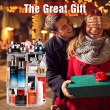 Load image into Gallery viewer, Makeup Organizer 360 Degree Rotating Large Capacity Cosmetic Storage Box 7 Layers Adjustable Shelf Height, Fits Makeup Brushes Lipsticks for Bedroom Bathroom Dresser or Vanity Countertop