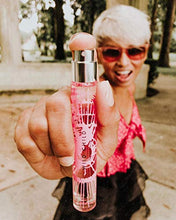 Load image into Gallery viewer, PINROSE Wild Child Eau de Parfum Travel Spray (.27 fl oz/8 ml) for Women. Clean, Vegan and Cruelty-Free Tropical Floral fragrance. Perfect purse size.