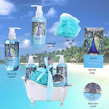 Load image into Gallery viewer, Draizee Home Spa Gift Basket Set for Women with Refreshing ?ǣOcean Mint?ǥ Fragrance -#1 Best Mother's Day Gift for Mom, New Mother ?Çô Relax Luxury Skin Care Set Includes Gels Lotions & More!