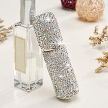 Load image into Gallery viewer, XianghuangTechnology Portable Mini Refillable Perfume Scent Atomizer- Shiny Diamonds Empty Spray Bottle for Traveling and Outgoing of 10ml (Silver)