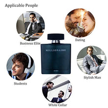 Load image into Gallery viewer, Perfume&Beauty Perfume Eau de Parfume for Men, 3.4 oz Spray Parfume for Men 100 ML- Black Millionaire