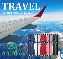 Load image into Gallery viewer, Travel Perfume Atomizer Refillable Perfume Bottle, Travel Cologne Sprayer, Empty Cologne Atomizer Perfume Bottle for Men and Women, Atomizer Spray Bottle with Luxury Leather Case, Leak Proof (Black)