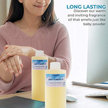 Load image into Gallery viewer, Onisavings Baby Powder Fragrance Oil - Gentle Powder Oil Perfect for Sensitive Skin - Great Exotic Smell and Long-lasting - Naturally Absorbent Non-Toxic Baby Powder Oil | 4 Oz