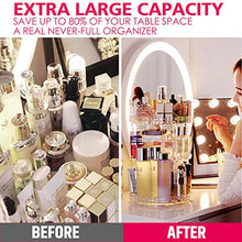 Load image into Gallery viewer, YOLETO Clear 360 Rotating Makeup Organizer and Storage, DIY Adjustable Cosmetic Counter Perfume Stand with 6 Layer Extra Large Capacity for Vanity, Bathroom, 11IN x 13.7IN