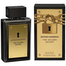 Load image into Gallery viewer, Antonio Banderas Perfumes - The Golden Secret - Eau de Toilette Spray for Men, Daily and Masculine Fragrance with Mint and Apple Liqueur - 3.4 Fl Oz