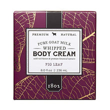 Load image into Gallery viewer, Beekman 1802 - Whipped Body Cream - Fig Leaf - Goat Milk Body Butter, Daily Hydration for Dry Skin - Naturally Exfoliating Body Cream - Good for Sensitive Skin - Goat Milk Bodycare - 8 oz