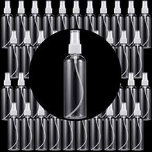 Load image into Gallery viewer, ZEONHAK 50 Pack 4oz Plastic Spray Bottles, Clear Spray Bottles with Caps, Fine Mist Spray Bottle For Essential Oils, Facial Spray, Hair Spray, Perfumes and Other Liquids, Refillable