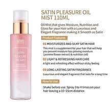 Load image into Gallery viewer, AMOS PROFESSIONAL Satin Pleasure Hair Oil Mist 3.7 fl. oz (110ml) | Moisture, Nutrition and Gloss with Floral Fragrance for Silky Smooth Hair | Korean Hair Salon Brand