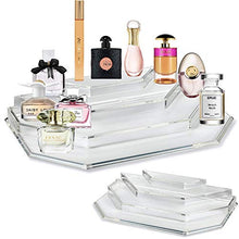 Load image into Gallery viewer, byAlegory Acrylic Mini Perfume & Mini Scented Oils Organizer & Vanity Display 4 Tiers For Storing Mini, Travel Size, Rollerball Beauty Perfume Bottles - Clear