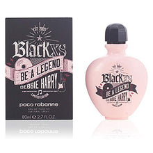 Load image into Gallery viewer, Black XS Be A Legend by Paco Rabanne for Women 2.7 oz Eau de Toilette Spray - Debbie Harry Limited Edition