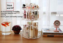 Load image into Gallery viewer, Botides Diamond Cosmetic Storage Box Transparent Acrylic Swivel Shelf Desktop Skin Care Product Dresser Finishing