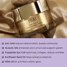 Load image into Gallery viewer, PRAI Beauty 24K Gold Wrinkle Repair Creme - Anti-Aging & Anti-Wrinkle Creme - 1.7 oz