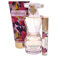 Load image into Gallery viewer, Lost In Paradise by Sofia Vergara for Women - 3 Pc Gift Set 3.4oz EDP Spray, 3.4oz Body Lotion, 10ml EDP Roller Ball