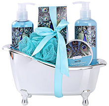 Load image into Gallery viewer, Draizee Home Spa Gift Basket Set for Women with Refreshing ?ǣOcean Mint?ǥ Fragrance -#1 Best Mother's Day Gift for Mom, New Mother ?Çô Relax Luxury Skin Care Set Includes Gels Lotions & More!