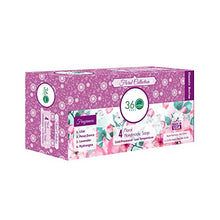 Load image into Gallery viewer, 360Feel Floral 4 large Soap bar - Flower scents Lavender, Lilac, Hydrangea - Anniversary Wedding Gift Set - Handmade Natural Organic with Essential Oil, Pink, 20 Oz