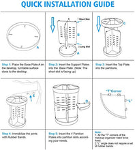 Load image into Gallery viewer, 360 Rotating Makeup Organizer, Great Clear Acrylic Cosmetic Storage Display in Vanity Bathroom and Dresser, Large and Tall for Skincare Cream, Perfume, Lotion and More ( 3 Removable Lipstick Racks )