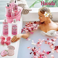 Load image into Gallery viewer, Bath Set Gift Basket for Women bath body Gifts Set perfume gift sets for women Spa gift basket 8pcs Bath Body kit bath products set Include Essential Oil