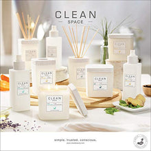 Load image into Gallery viewer, CLEAN SPACE Linen & Room Spray | Aromatic Mist in Reusable Glass Vase | Gentle Vegan Formula | Perfect Freshener for Fabrics or Air | 5.0 oz/148 mL
