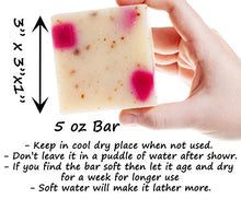 Load image into Gallery viewer, 360Feel Floral 4 large Soap bar - Flower scents Lavender, Lilac, Hydrangea - Anniversary Wedding Gift Set - Handmade Natural Organic with Essential Oil, Pink, 20 Oz