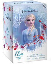 Load image into Gallery viewer, Elsa, Frozen, Disney, Princess, Fragrance, for Kids, Eau de Toilette, EDT, 3.4oz, 100ml, Perfume, Spray, Made in Spain, by Air Val International,Blue,Elsa, Frozen by Air Val International