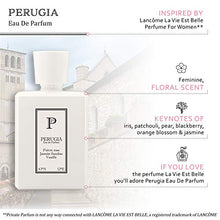 Load image into Gallery viewer, Private Parfum | Perugia Eau de Parfum For Women | Inspired by La Vie Est Belle | French Fragrance | Women?ÇÖs Perfume | Made In France | Vegan Perfume | Size 100 ml (3.4 fl oz)