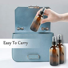 Load image into Gallery viewer, 4oz Amber Glass Spray Bottle for Essential Oils,Small Empty Fine Mist Spray Bottle, Refillable Liquid Containers for Perfumes,Cleaning Products,16 Pack