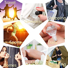 Load image into Gallery viewer, SYBiTeng 15 PCS 8 ml (0.27 oz) Mini Clear Glass Roller Bottles for Essential Oil or Cosmetic Containers refillable Travel perfume bottle with Stainless Steel Ball with Black Cap (Black)