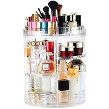 Load image into Gallery viewer, Rotating Makeup Organizer, Boxalls 360 Degree Crystal Adjustable Jewelry Cosmetic Perfumes Display Stand Box, 380 x 260 MM 8 Layers Great Capacity Make Up Storage For Dresser, Bedroom, Bathroom