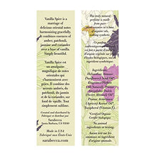 Load image into Gallery viewer, SARABECCA Vanilla Spice Natural Perfume Roll-On 0.25 fl. oz.- Vegan, Phthalate-Free, 80% Organic Ingredients