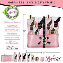 Load image into Gallery viewer, Bath & Body Spa Gift Basket for Women, Best Gift Idea for Christmas, Mother?ÇÖs Day & Birthday, Black Vanilla Set Includes Bubble Bath, Shower Gel, Shampoo, Body Scrub, Message Oil, Bath Salt, Bath Bomb