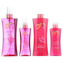 Load image into Gallery viewer, Body Fantasies Pink Vanilla Kiss Perfume Gift Set for Women, 4 Pieces