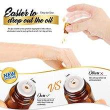 Load image into Gallery viewer, Teenitor 100 Packs 2 ML (5/8 Dram) Essential Oil Bottles, Small Sample Amber Glass Jars With Orifice Reducers And Black Caps For Oil Blends, Perfumes, Lab Chemicals