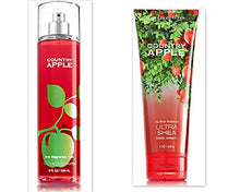Load image into Gallery viewer, Bath Body Works Country Apple Bundle includes 1-Tube Country Apple Ultra Shea Body Cream, 8 oz + 1-Bottle Country Apple Fine Fragrance Mist, 8 oz