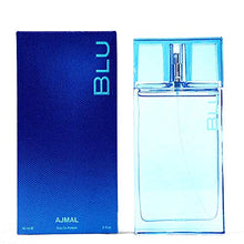 Load image into Gallery viewer, Ajmal Blu EDP Original, 90 mL, transparent
