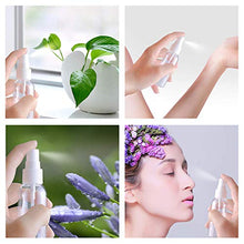 Load image into Gallery viewer, Plastic Clear Spray Bottles 3.4oz, Refillable Fine Mist Sprayer Bottles 100ml Makeup Cosmetic Atomizers Empty Small Spray Bottle Container for Essential Oils, Travel, Perfumes-U9-PPV01-100ML-24PCSG
