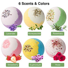 Load image into Gallery viewer, Bath Bombs Gift Set 6 Extra Large 4oz Fizzies??îShea & Coco Butter Dry Skin Moisturize, Perfect for Bubble & Spa Bath. Handmade Birthday Mothers Day Gifts idea for Her/Him, Wife, Girlfriend