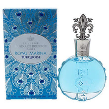 Load image into Gallery viewer, Royal Marina Turquoise by Princesse Marina de Bourbon | Eau de Parfum Spray | Fragrance for Women | Fresh Floral Scent with Notes of Green Apple and Lily of the Valley | 100 mL / 3.4 fl oz