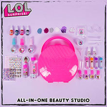 Load image into Gallery viewer, L.O.L. Surprise! All-in-One Beauty Studio by Horizon Group USA, Explore 3 Craft Activities. Create DIY Lip Balms, Nail Art & perfumes. Stickers, Fragrances, Glitter & More Included.
