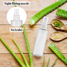 Load image into Gallery viewer, ?ÇÉMade In USA?ÇæPlastic Spray Bottle Fine Mist 4 Oz (120ml) ?Çô Refillable, Reusable, Portable Sprayer, Travel Size, Leak Proof for Household Use, Essential Oil, Cleaning Solution and Perfume (12 Pack)