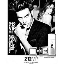 Load image into Gallery viewer, 212 Vip by Carolina Herrera Eau De Toilette Spray for Men, 3.4 Ounce