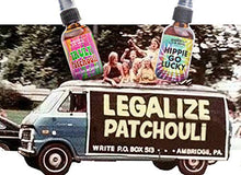 Load image into Gallery viewer, Truly Patchouli and Hippie Go Lucky 2-Pack Room Spray and Body Mist | Patchouli Essential Oil Natural Light Perfume/Cologne for Relaxation, Energy, and Stress Aromatherapy
