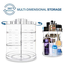 Load image into Gallery viewer, CECOLIC Makeup Organizer 360 Degree Rotating Clear Acrylic Cosmetic Storage Organizer Case, Spinning Makeup Holder Countertop Shelf for Perfume, Jewelry, Makeup Brush, Lipstick, Skincare and More