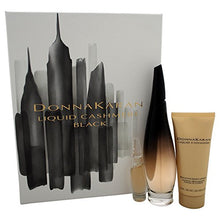 Load image into Gallery viewer, Donna Karan Liquid Cashmere Women's Gift Set, Black, 3 Count