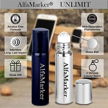 Load image into Gallery viewer, Alfamarker Pheromones for Men to Attract Women Men`s Pheromone Highly Concentrated Perfume for Men (Unlimit). Set 2x5 ml