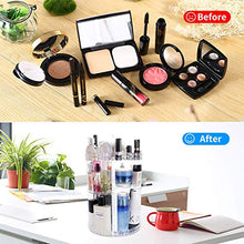 Load image into Gallery viewer, Deksias 360 Rotating Makeup Organizer, Adjustable Carousel Acrylic Storage,Large Capacity Spinning Cosmetics Display Case for Bathroom,Bedroom,Dresser or Vanity Countertop (Clear)