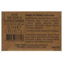 Load image into Gallery viewer, 100BON Eau De The & Gingembre ?Çô Tea & Ginger Fragrance for Women & Men ?Çô Energizing Organic Fragrance - Sweet, Citrus & Spicy Notes Fragrance - 100% Natural Fragrance Spray, 33.8 Fl Oz
