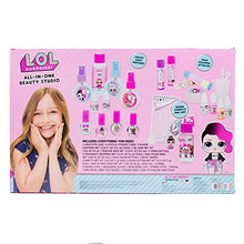 Load image into Gallery viewer, L.O.L. Surprise! All-in-One Beauty Studio by Horizon Group USA, Explore 3 Craft Activities. Create DIY Lip Balms, Nail Art & perfumes. Stickers, Fragrances, Glitter & More Included.